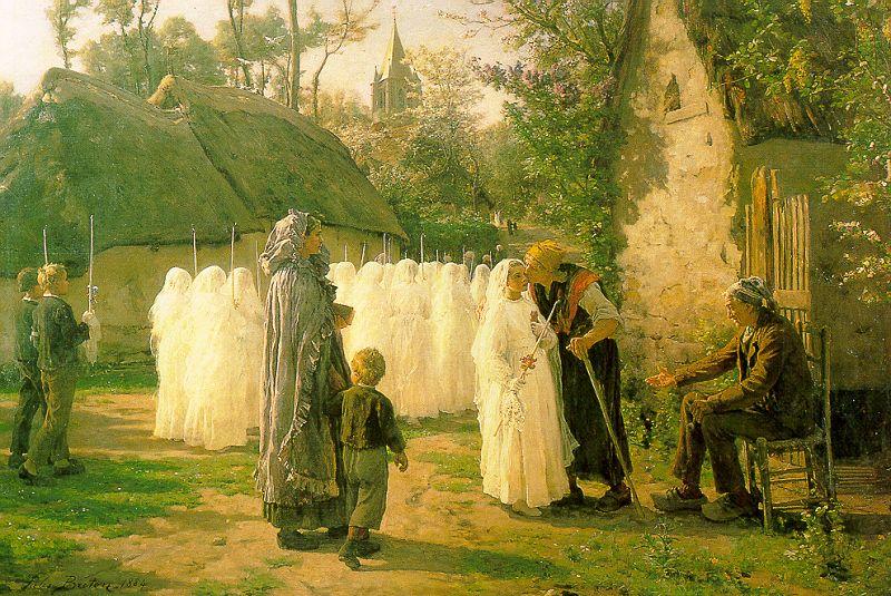 Jules Breton The Communicants